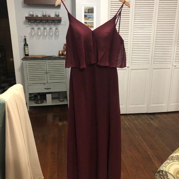 Maroon Bridesmaids Dress - Picture 1 of 6